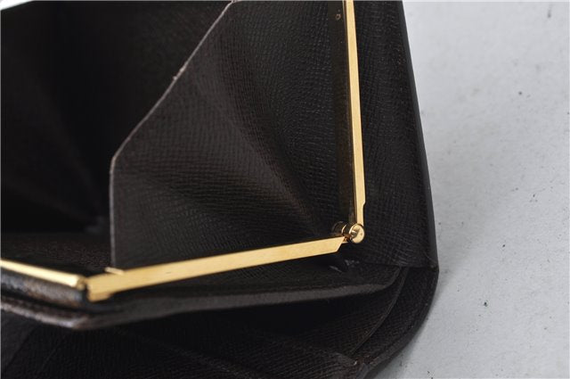 Auth Louis Vuitton Damier Porte Monnaie Billets Viennois Wallet N61664 LV 4369E