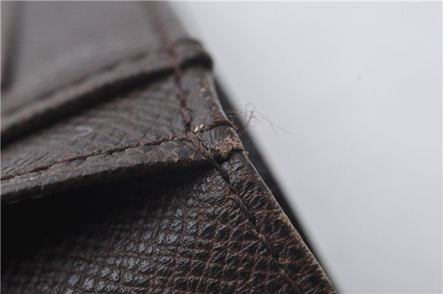 Auth Louis Vuitton Damier Porte Monnaie Billets Viennois Wallet N61664 LV 4369E