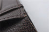 Auth Louis Vuitton Damier Porte Monnaie Billets Viennois Wallet N61664 LV 4369E