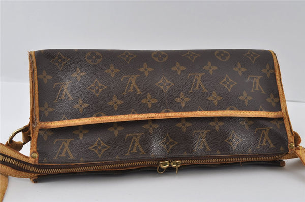 Authentic Louis Vuitton Monogram Popincourt Long Shoulder Bag M40008 Junk 4369I