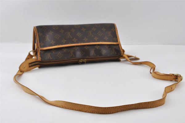 Authentic Louis Vuitton Monogram Popincourt Long Shoulder Bag M40008 Junk 4369I