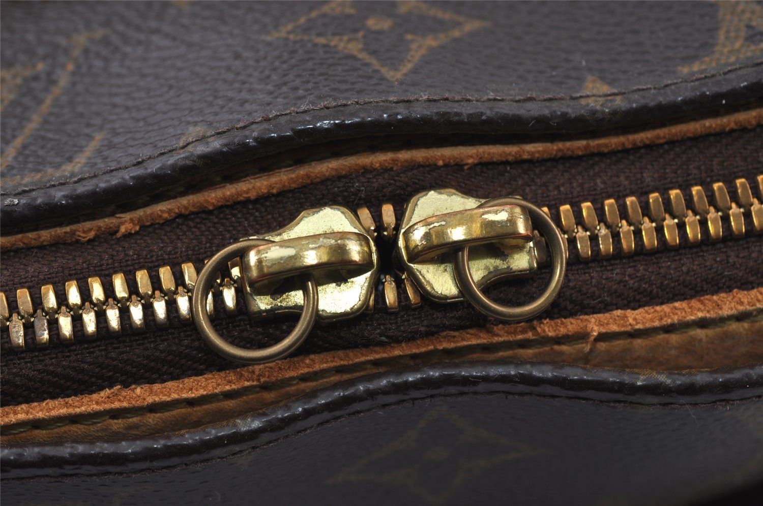 Authentic Louis Vuitton Monogram Popincourt Long Shoulder Bag M40008 Junk 4369I