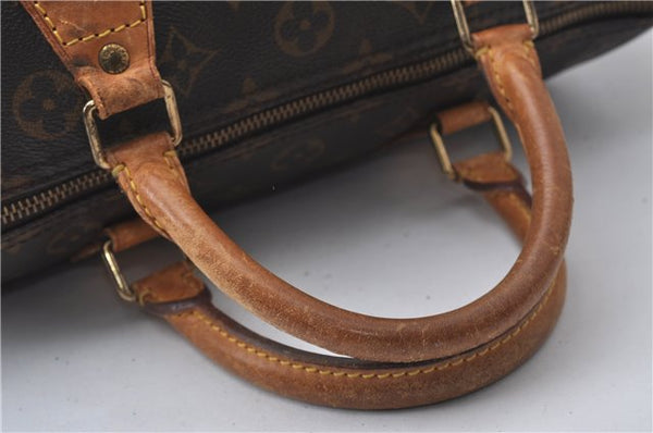 Authentic Louis Vuitton Monogram Speedy 30 Hand Bag Purse M41526 LV 4370D