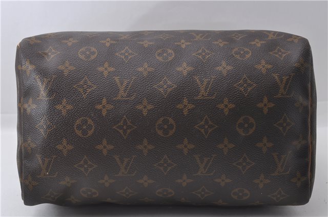Authentic Louis Vuitton Monogram Speedy 30 Hand Bag Purse M41526 LV 4370D