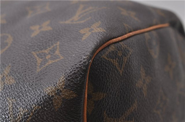 Authentic Louis Vuitton Monogram Speedy 30 Hand Bag Purse M41526 LV 4370D
