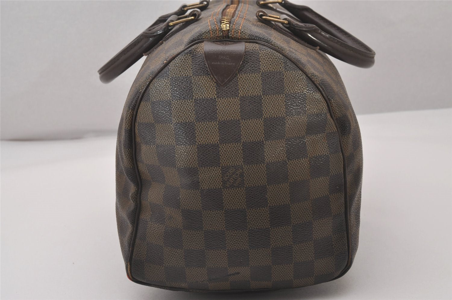 Authentic Louis Vuitton Damier Speedy 30 Hand Boston Bag Purse N41364 LV 4370I