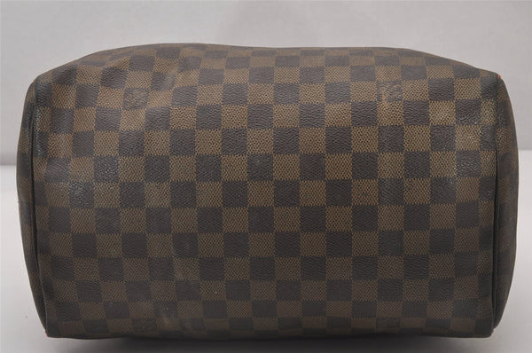 Authentic Louis Vuitton Damier Speedy 30 Hand Boston Bag Purse N41364 LV 4370I