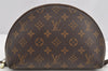 Authentic Louis Vuitton Monogram Trousse Demi Ronde 23 Pouch M47520 Junk 4371I