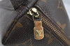 Authentic Louis Vuitton Monogram Trousse Demi Ronde 23 Pouch M47520 Junk 4371I