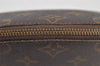 Authentic Louis Vuitton Monogram Trousse Demi Ronde 23 Pouch M47520 Junk 4371I