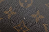 Authentic Louis Vuitton Monogram Trousse Demi Ronde 23 Pouch M47520 Junk 4371I