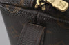 Authentic Louis Vuitton Monogram Trousse Demi Ronde 23 Pouch M47520 Junk 4371I