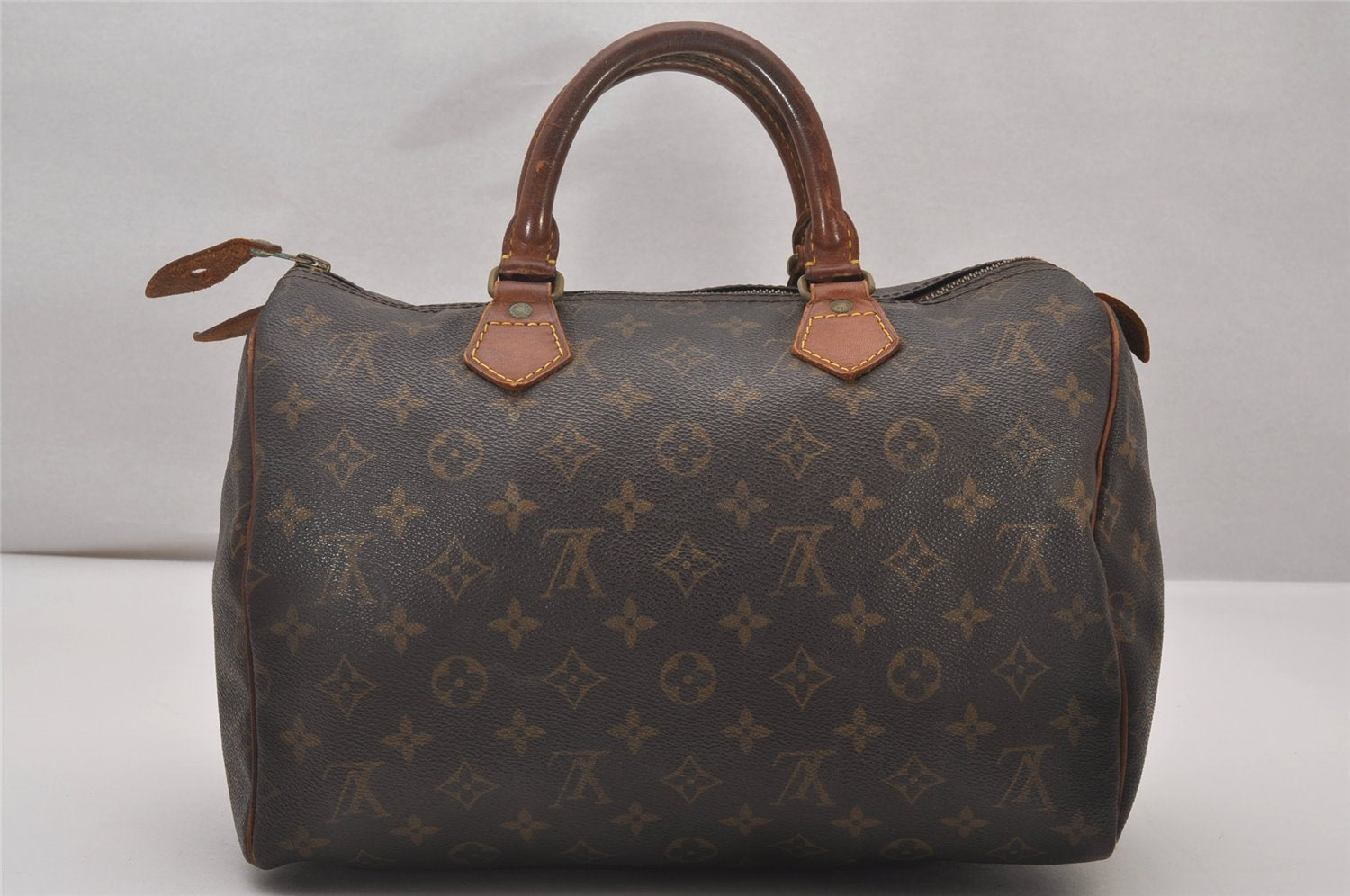 Authentic Louis Vuitton Monogram Speedy 30 Hand Boston Bag M41526 LV 4372I