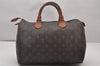 Authentic Louis Vuitton Monogram Speedy 30 Hand Boston Bag M41526 LV 4372I