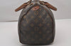 Authentic Louis Vuitton Monogram Speedy 30 Hand Boston Bag M41526 LV 4372I