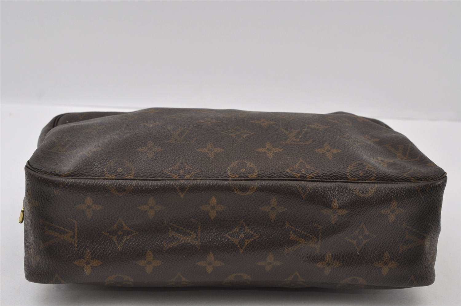 Auth Louis Vuitton Monogram Trousse Toilette 28 Clutch Bag M47522 Junk 4373I