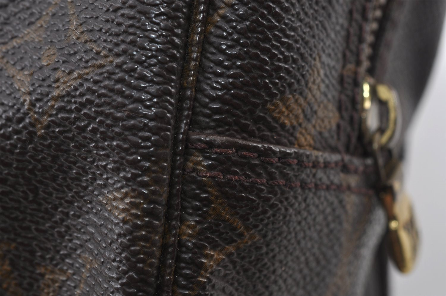 Auth Louis Vuitton Monogram Trousse Toilette 28 Clutch Bag M47522 Junk 4373I