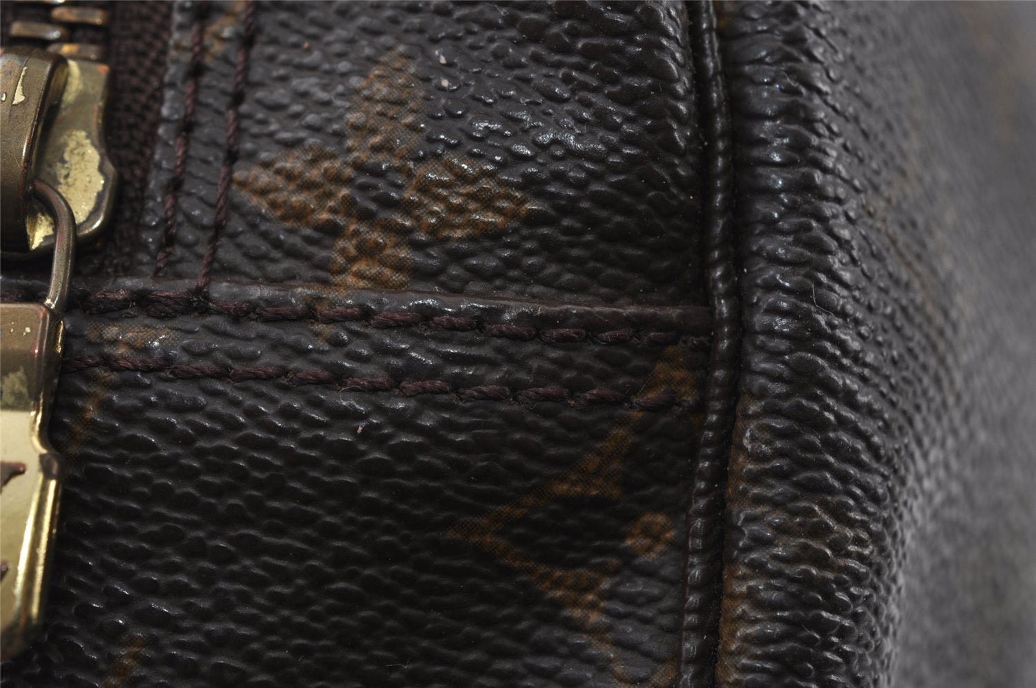 Auth Louis Vuitton Monogram Trousse Toilette 28 Clutch Bag M47522 Junk 4373I