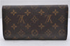 Auth Louis Vuitton Monogram Porte Tresor International Wallet M61215 LV 4375D