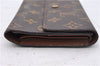 Auth Louis Vuitton Monogram Porte Tresor International Wallet M61215 LV 4375D