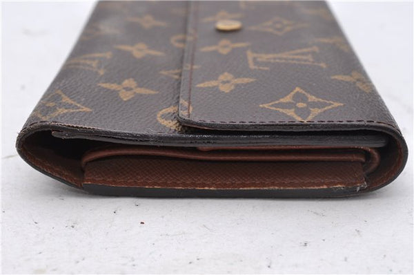 Auth Louis Vuitton Monogram Porte Tresor International Wallet M61215 LV 4375D