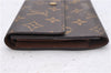 Auth Louis Vuitton Monogram Porte Tresor International Wallet M61215 LV 4375D