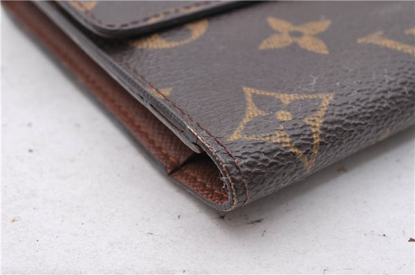 Auth Louis Vuitton Monogram Porte Tresor International Wallet M61215 LV 4375D