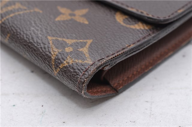 Auth Louis Vuitton Monogram Porte Tresor International Wallet M61215 LV 4375D