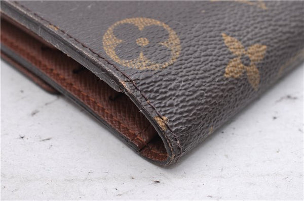 Auth Louis Vuitton Monogram Porte Tresor International Wallet M61215 LV 4375D