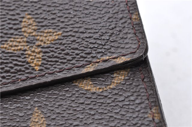 Auth Louis Vuitton Monogram Porte Tresor International Wallet M61215 LV 4375D