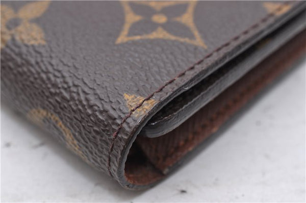 Auth Louis Vuitton Monogram Porte Tresor International Wallet M61215 LV 4375D