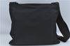 Authentic PRADA Nylon Tessuto Leather Shoulder Cross Body Bag Purse Black 4376C