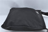 Authentic PRADA Nylon Tessuto Leather Shoulder Cross Body Bag Purse Black 4376C
