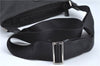 Authentic PRADA Nylon Tessuto Leather Shoulder Cross Body Bag Purse Black 4376C