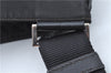 Authentic PRADA Nylon Tessuto Leather Shoulder Cross Body Bag Purse Black 4376C