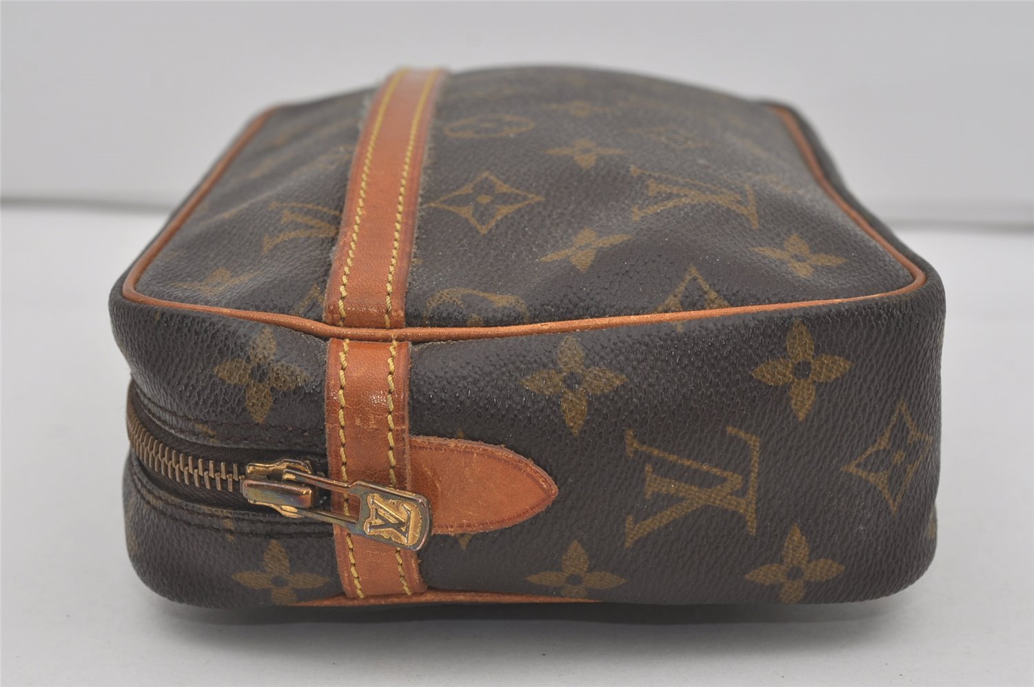 Authentic Louis Vuitton Monogram Compiegne 23 Clutch Hand Bag M51847 LV 4376I