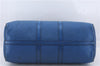 Authentic Louis Vuitton Epi Keepall 45 Boston Travel Bag Blue M42975 LV 4378D