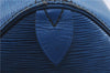 Authentic Louis Vuitton Epi Keepall 45 Boston Travel Bag Blue M42975 LV 4378D