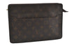 Authentic Louis Vuitton Monogram Pochette Homme Clutch Hand Bag M51795 LV 4379I