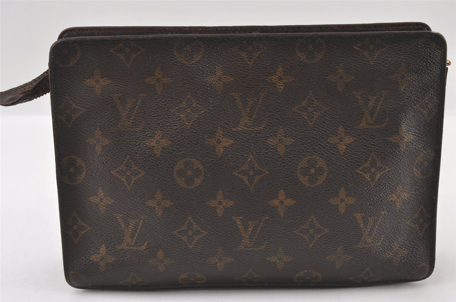 Authentic Louis Vuitton Monogram Pochette Homme Clutch Hand Bag M51795 LV 4379I
