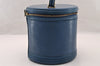 Authentic Louis Vuitton Epi Cannes Cosmetic Hand Bag Purse Blue M48035 LV 4380I
