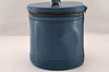 Authentic Louis Vuitton Epi Cannes Cosmetic Hand Bag Purse Blue M48035 LV 4380I