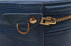 Authentic Louis Vuitton Epi Cannes Cosmetic Hand Bag Purse Blue M48035 LV 4380I