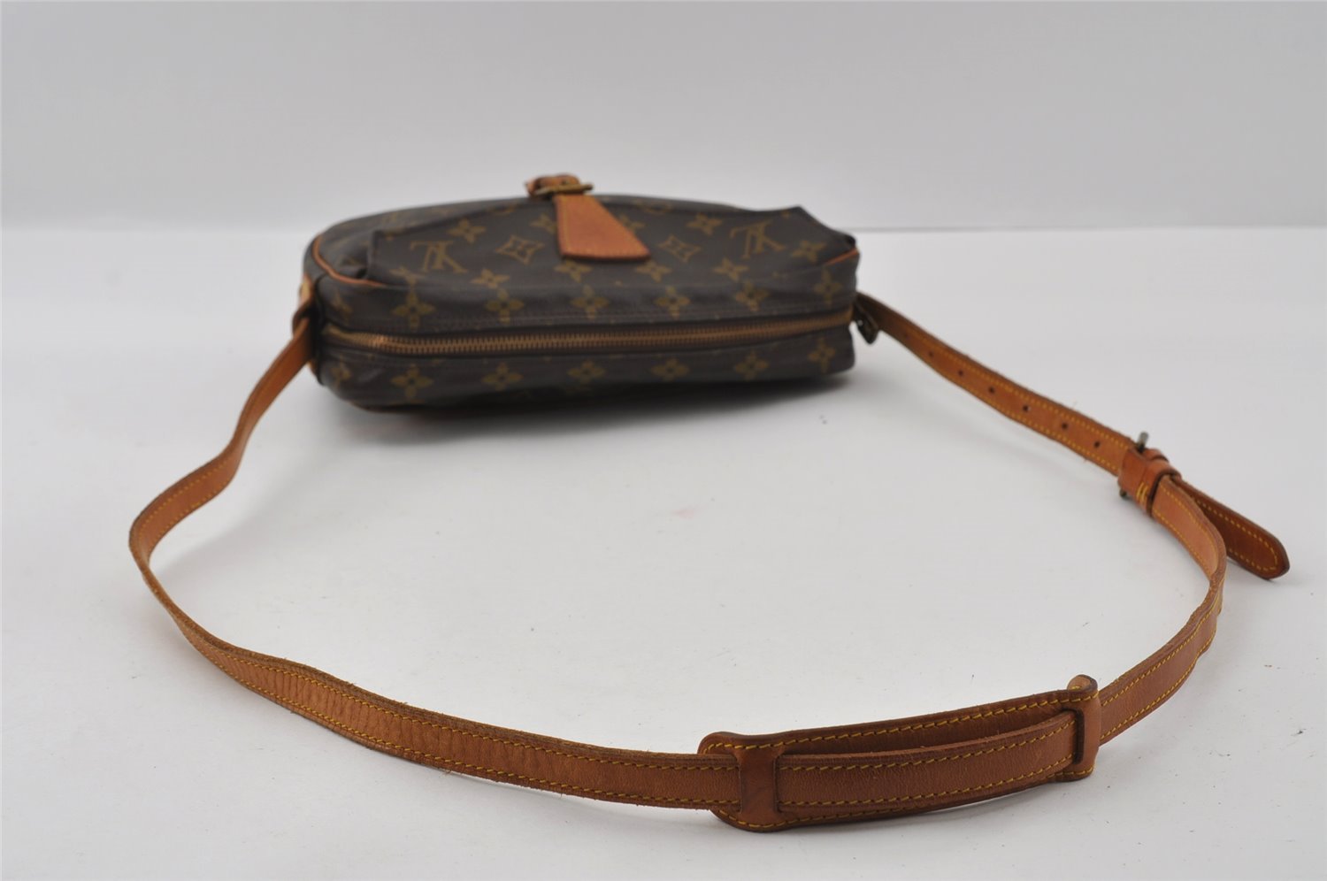 Authentic Louis Vuitton Monogram Jeune Fille MM M51226 Shoulder Cross Bag 4381I
