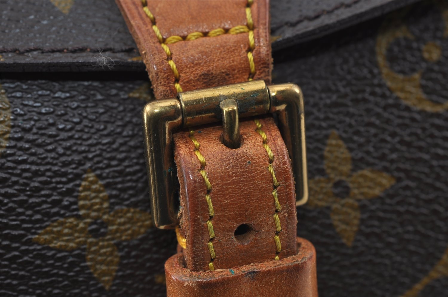 Authentic Louis Vuitton Monogram Jeune Fille MM M51226 Shoulder Cross Bag 4381I