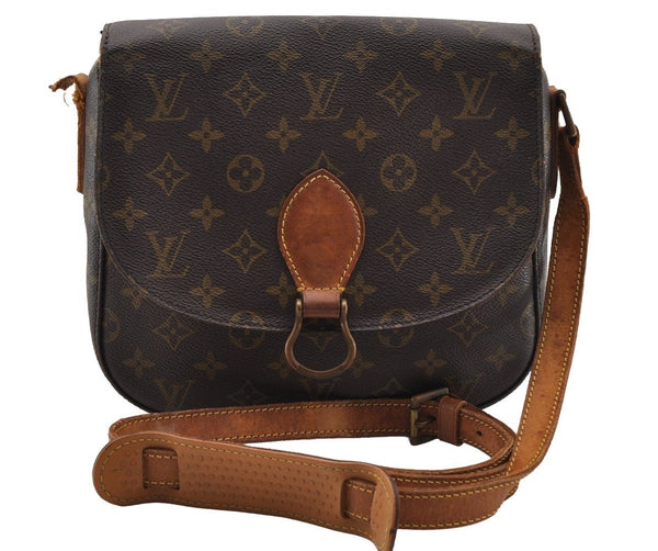 Authentic Louis Vuitton Monogram Saint Cloud GM M51242 Shoulder Bag Junk 4382I