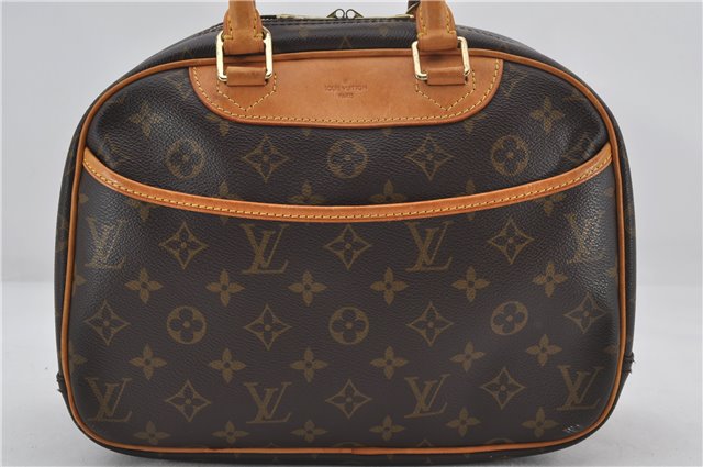 Authentic Louis Vuitton Monogram Trouville Hand Bag Purse M42228 LV 4383E