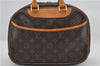 Authentic Louis Vuitton Monogram Trouville Hand Bag Purse M42228 LV 4383E