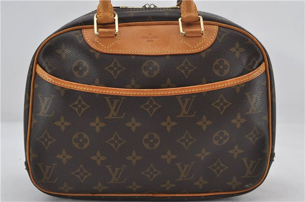 Authentic Louis Vuitton Monogram Trouville Hand Bag Purse M42228 LV 4383E