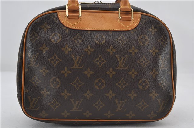 Authentic Louis Vuitton Monogram Trouville Hand Bag Purse M42228 LV 4383E